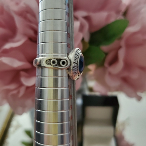 💎Gorgeous Delicate sapphire glass stone ring - Picture 4 of 4